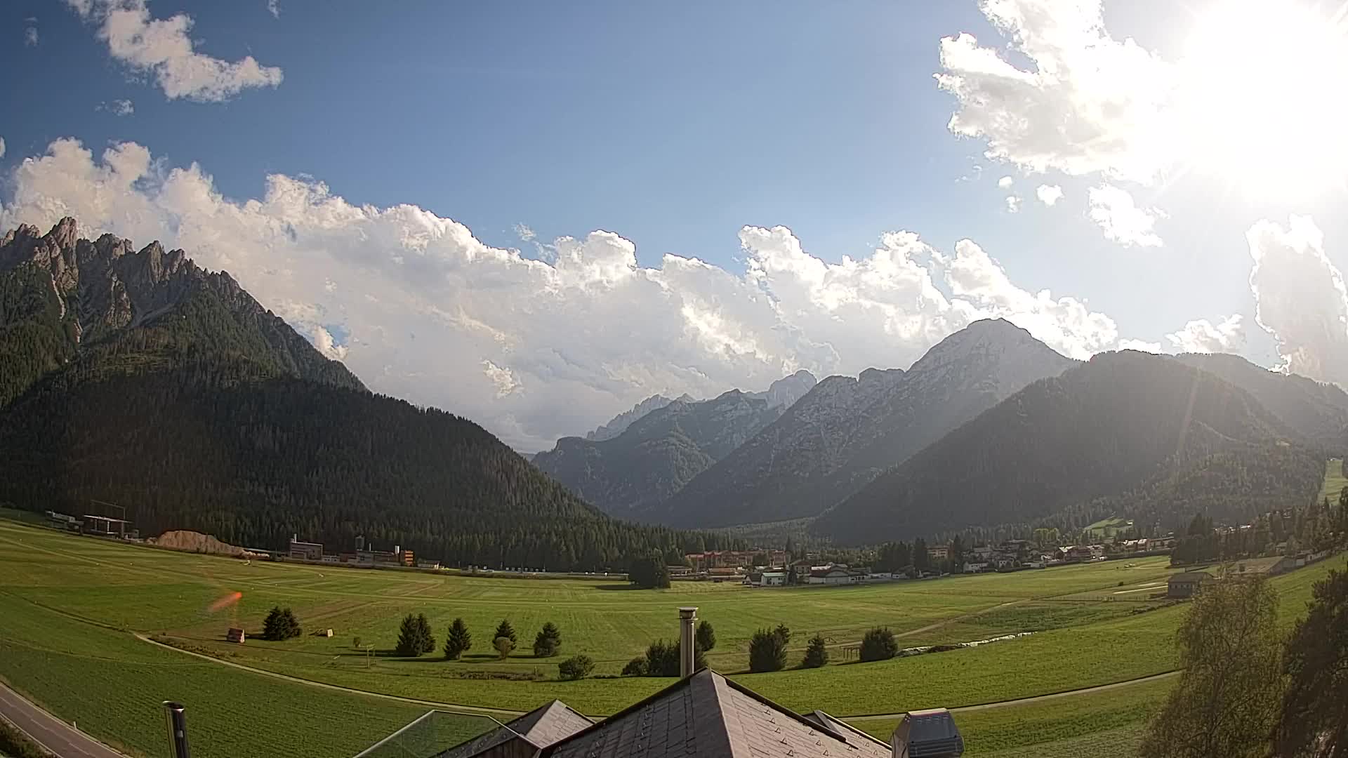 Webcam Toblach Dolomiten – Blick vom Hotel Rosengarten