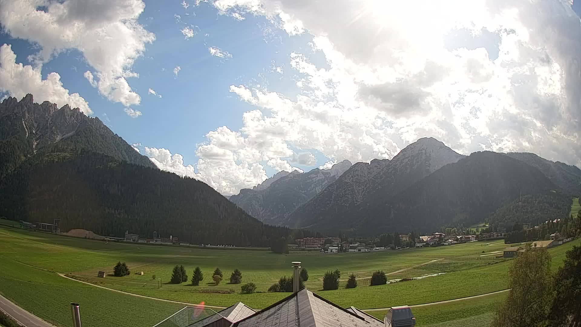 Webcam Toblach Dolomiten – Blick vom Hotel Rosengarten