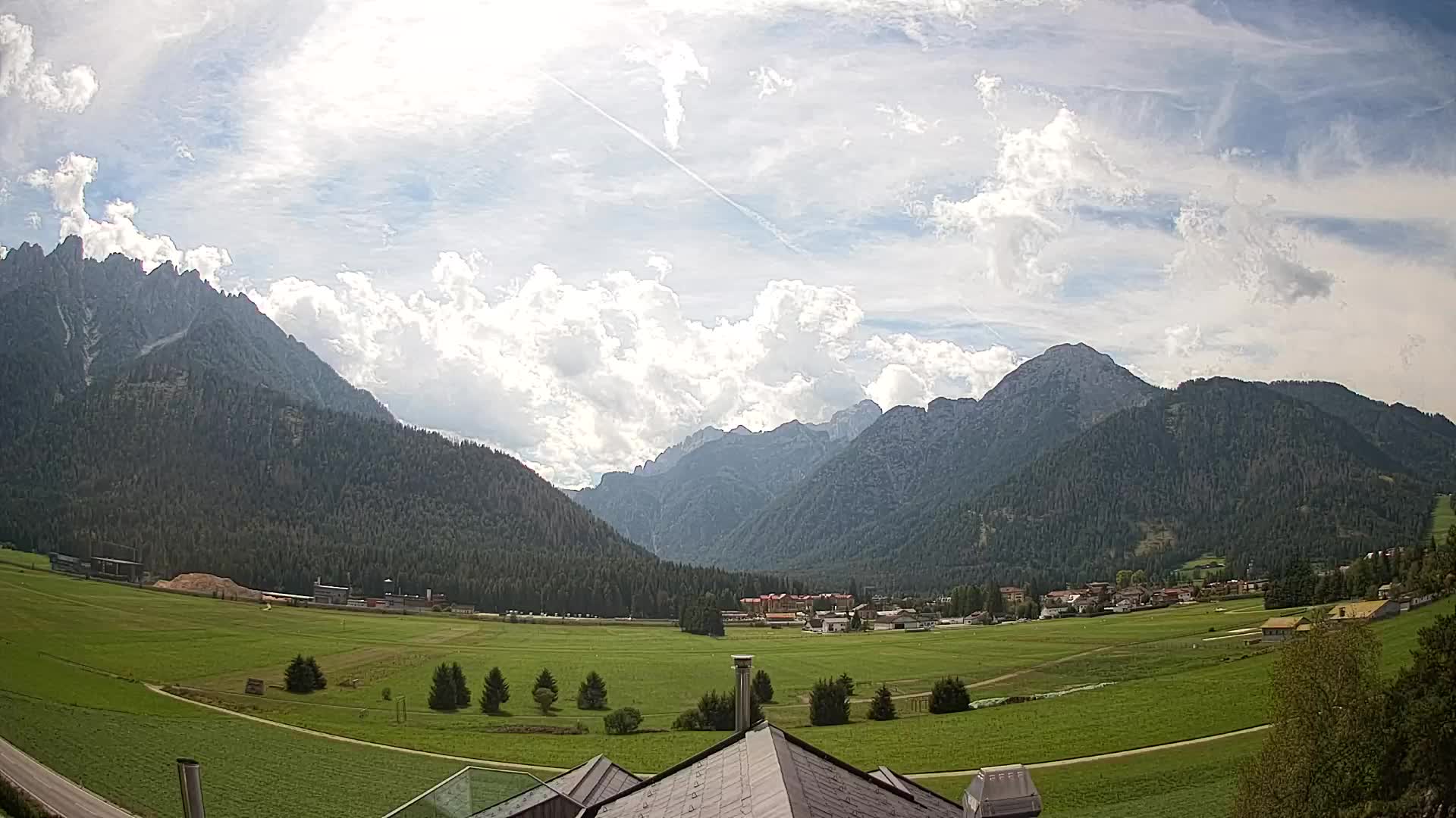 Webcam Toblach Dolomiten – Blick vom Hotel Rosengarten