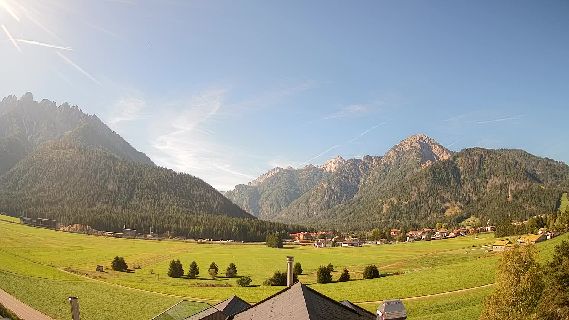 Webcam Toblach Dolomites – View from Hotel Rosengarten