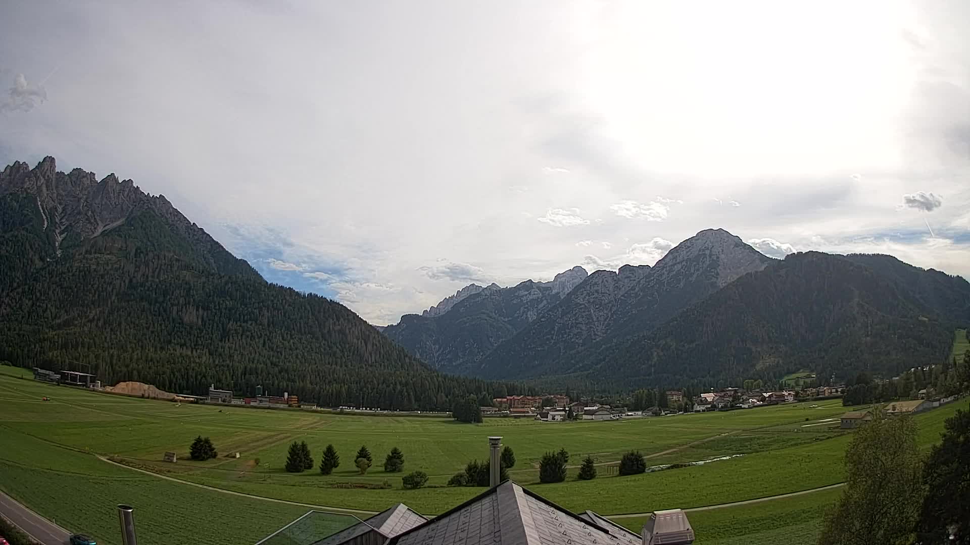 Webcam Toblach Dolomitas – Vista desde el Hotel Rosengarten
