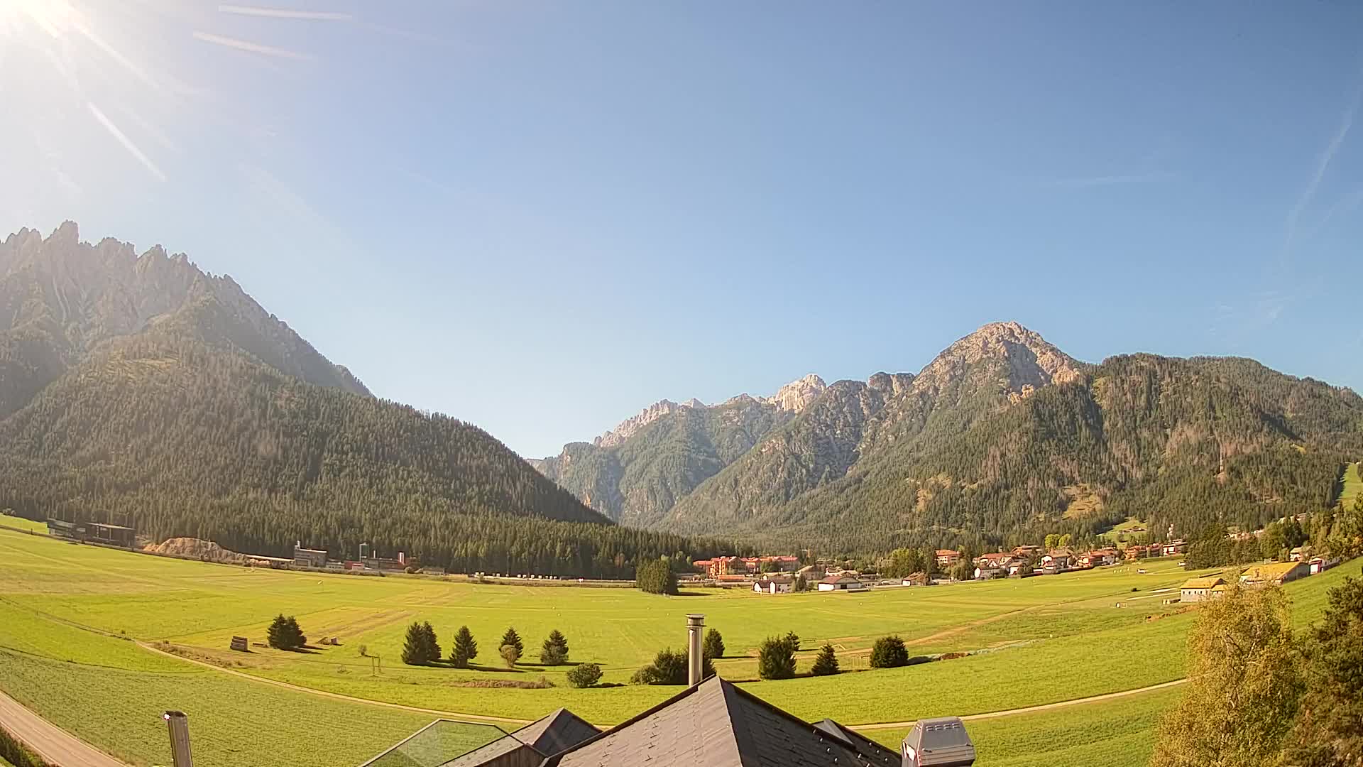 Webcam Toblach Dolomites – Vue depuis l’Hôtel Rosengarten