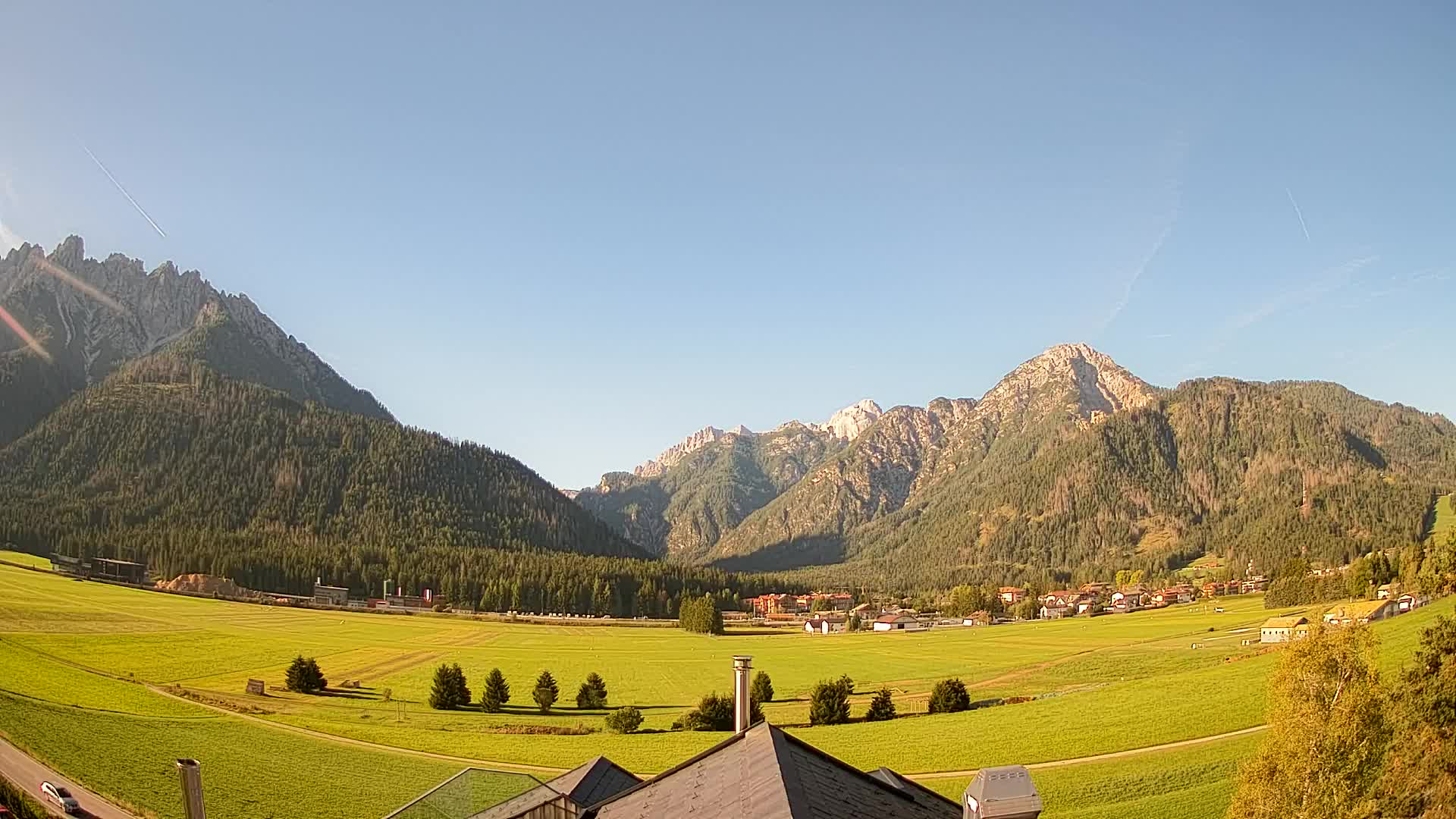 Webcam Toblach Dolomites – Vue depuis l’Hôtel Rosengarten