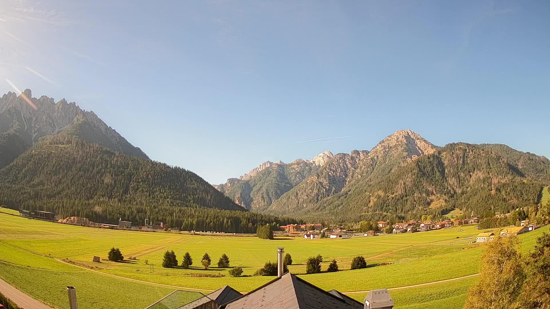 Webcam Toblach Dolomites – Vue depuis l’Hôtel Rosengarten
