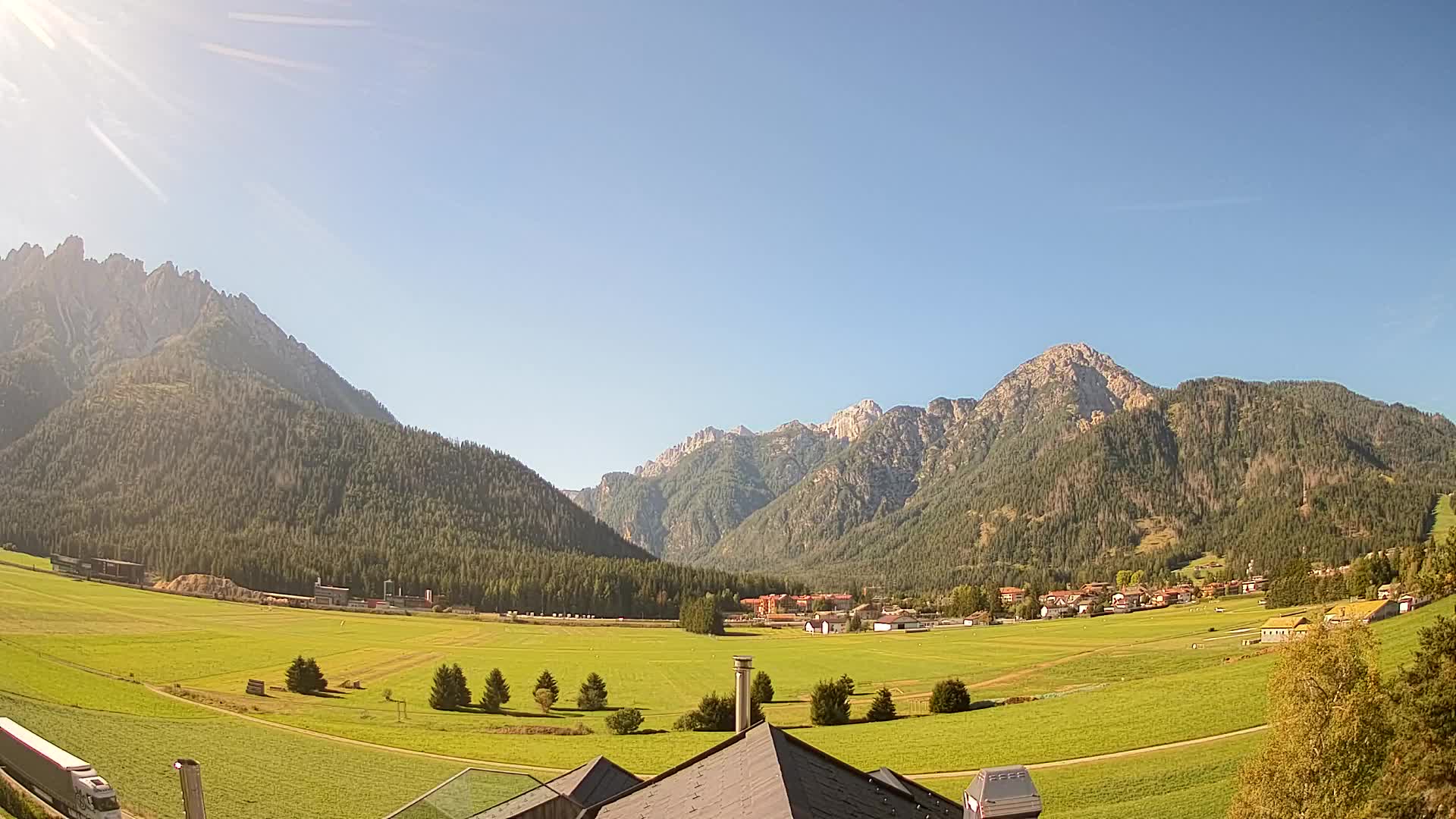 Webcam Toblach Dolomitas – Vista desde el Hotel Rosengarten