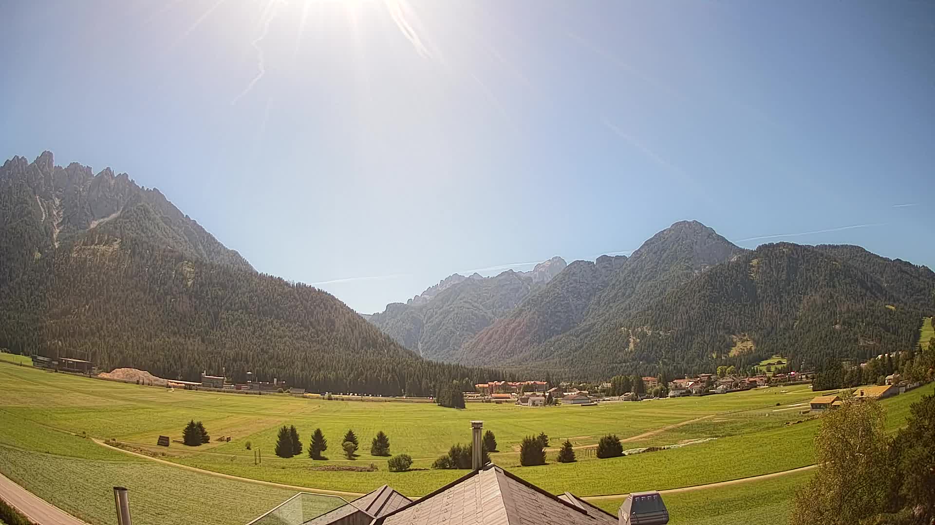 Webcam Toblach Dolomiten – Blick vom Hotel Rosengarten
