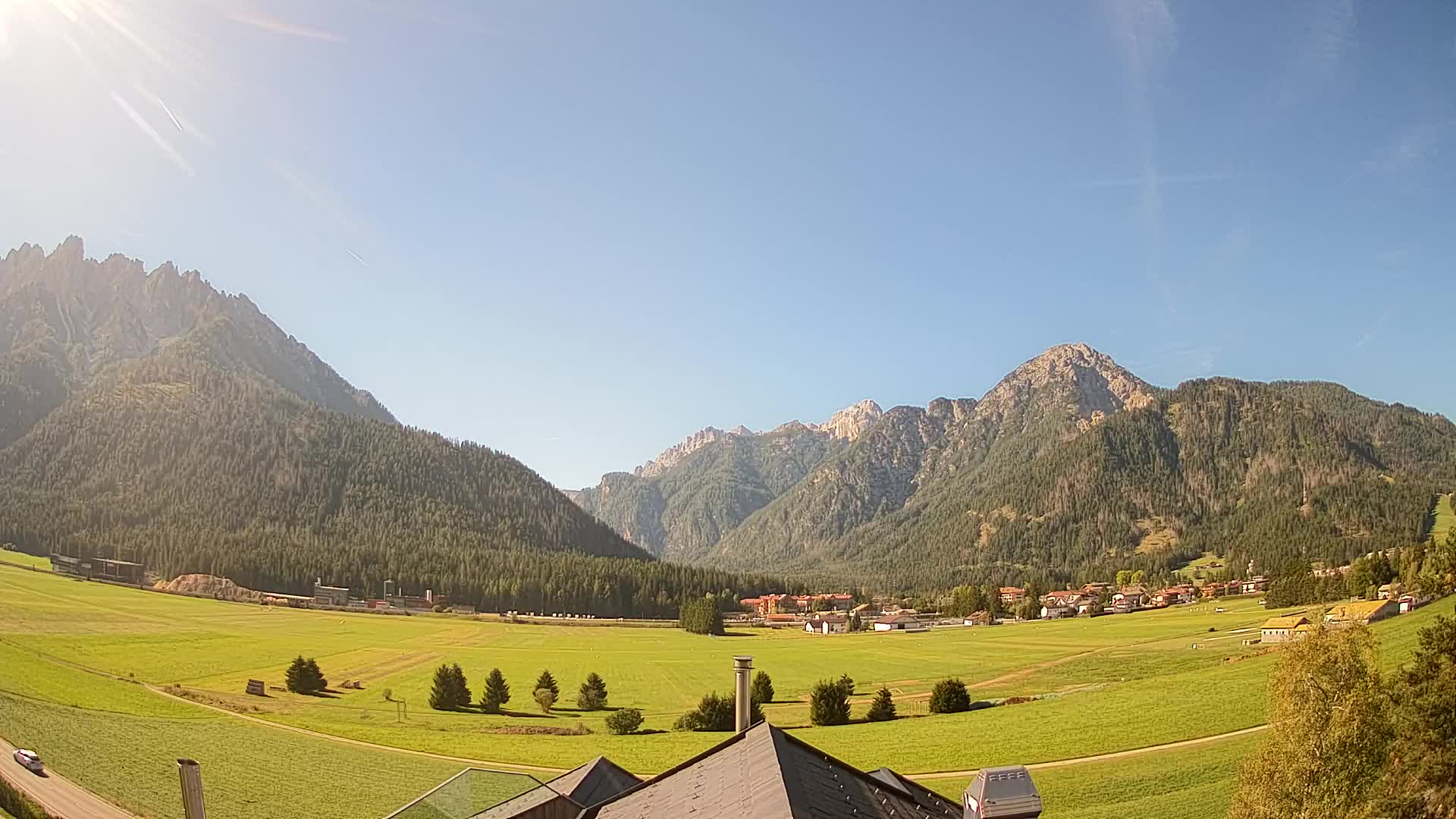 Webcam Toblach Dolomiten – Blick vom Hotel Rosengarten