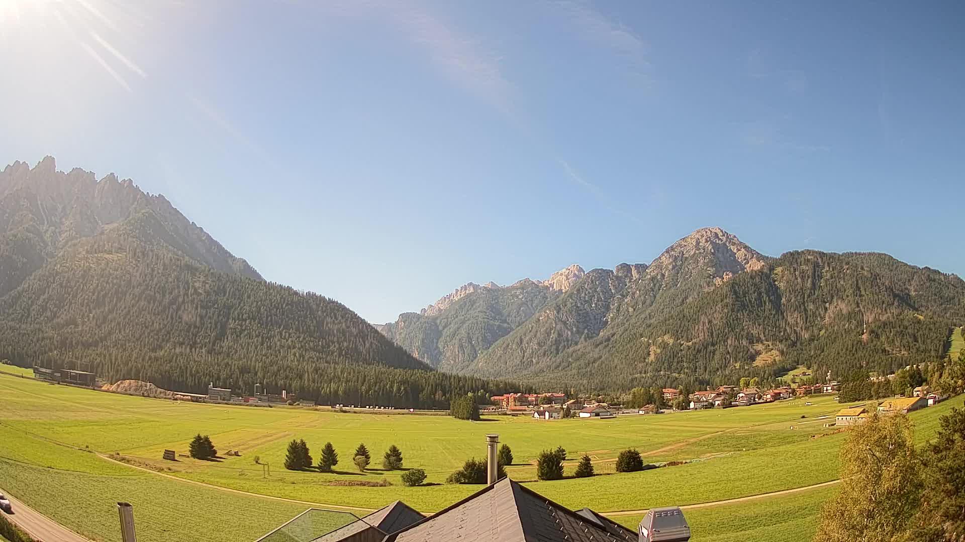 Webcam Toblach Dolomites – Vue depuis l’Hôtel Rosengarten