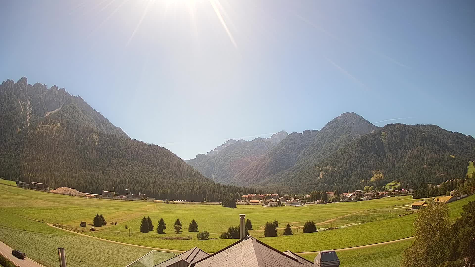 Webcam Toblach Dolomitas – Vista desde el Hotel Rosengarten