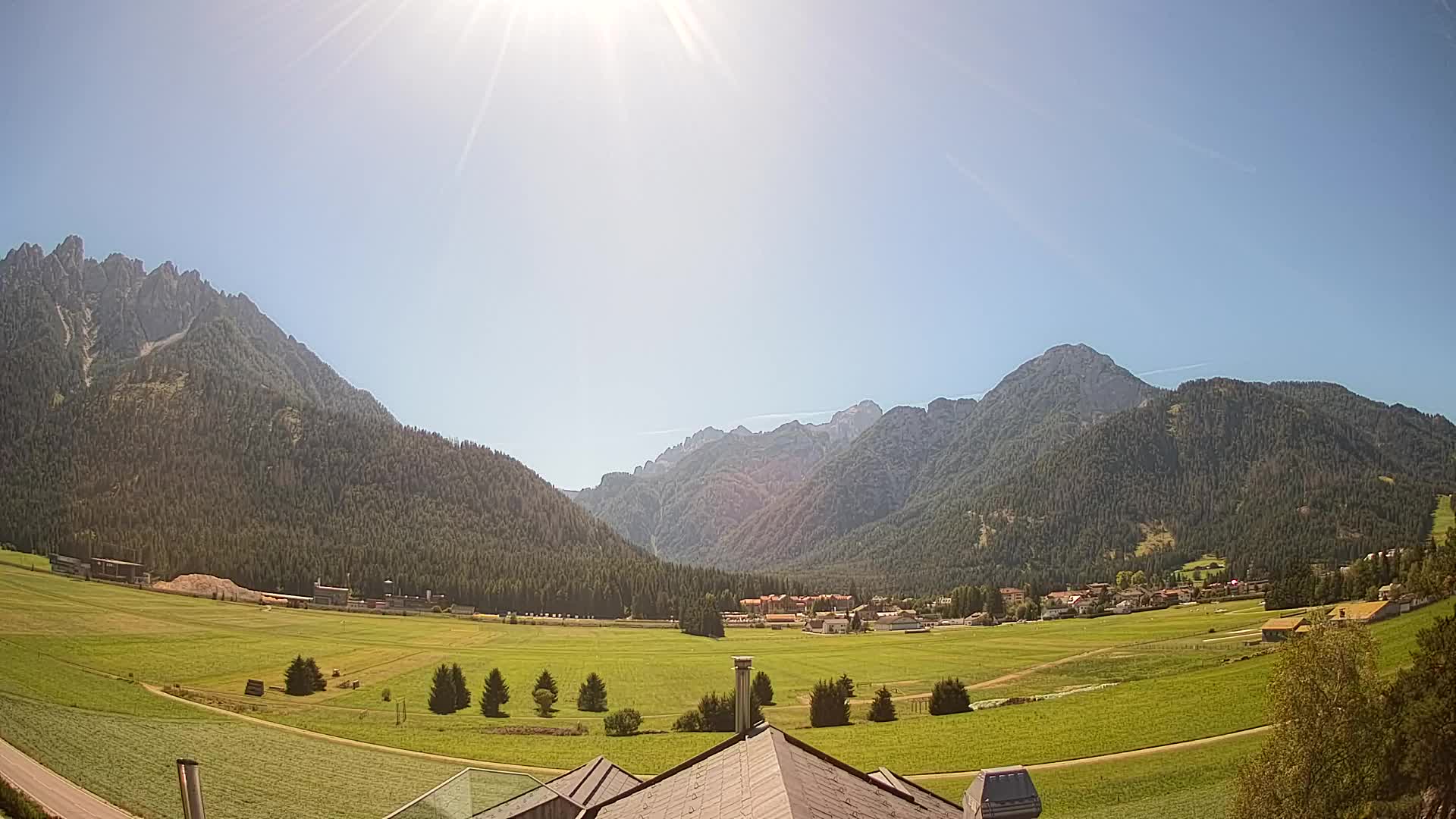 Webcam Toblach Dolomites – Vue depuis l’Hôtel Rosengarten