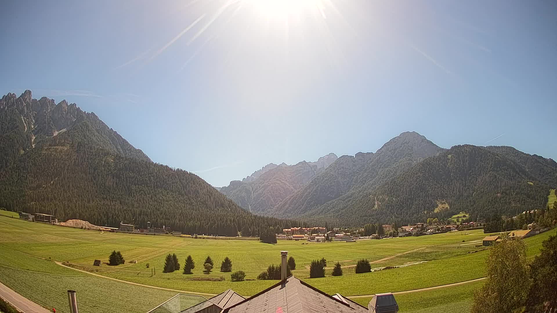 Webcam Toblach Dolomites – Vue depuis l’Hôtel Rosengarten