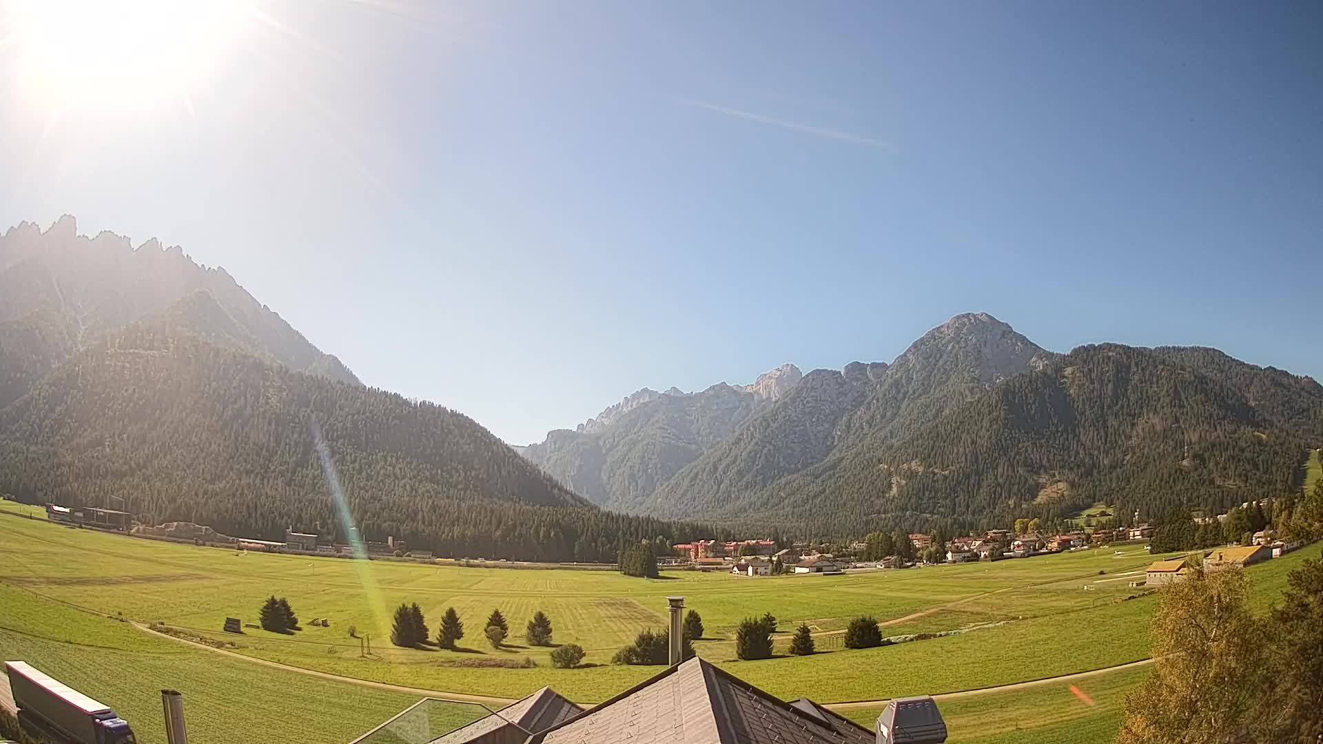 Webcam Dobbiaco Dolomiti – Vista dall’Hotel Rosengarten