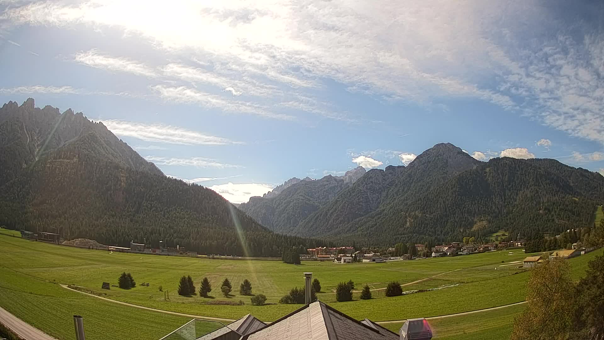 Webcam Toblach Dolomites – Vue depuis l’Hôtel Rosengarten
