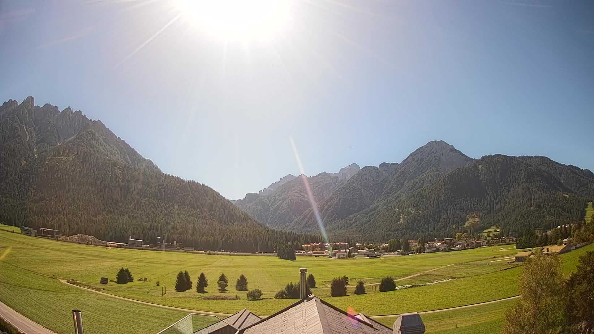 Webcam Toblach Dolomites – Vue depuis l’Hôtel Rosengarten