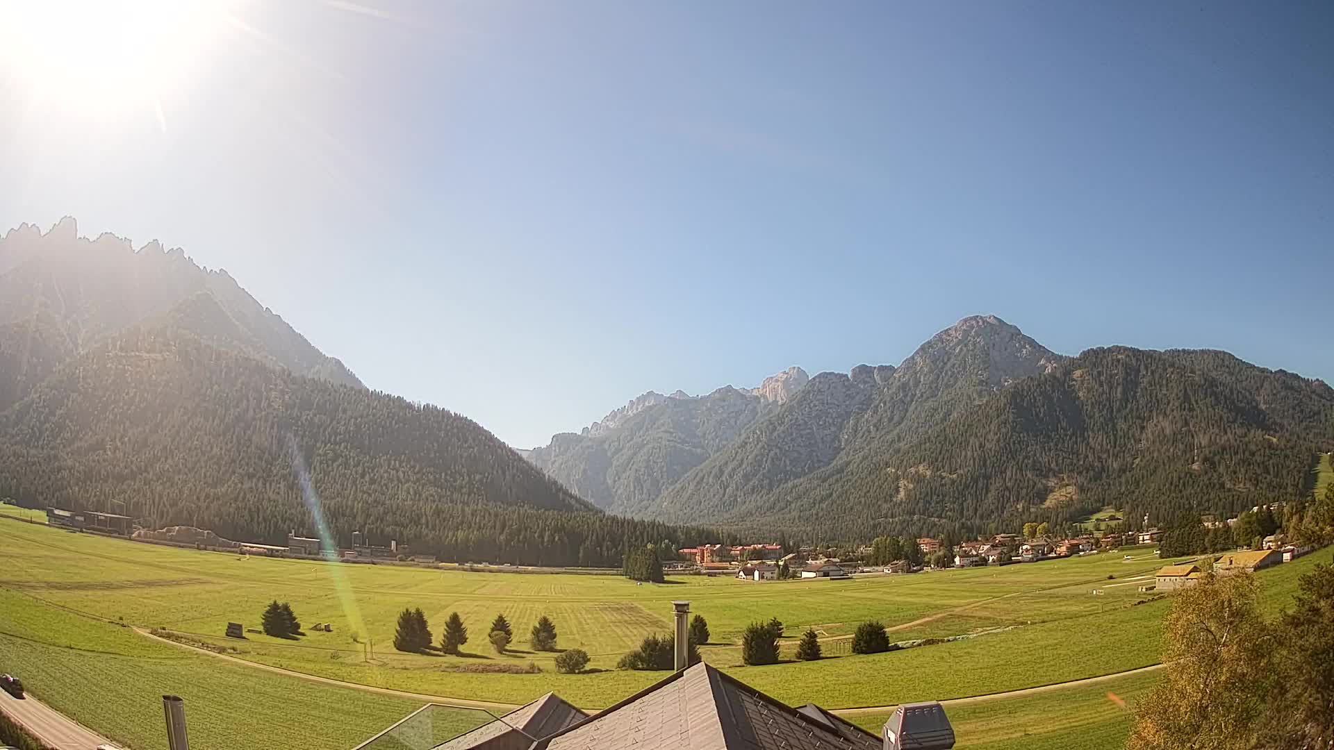 Webcam Toblach Dolomites – Vue depuis l’Hôtel Rosengarten