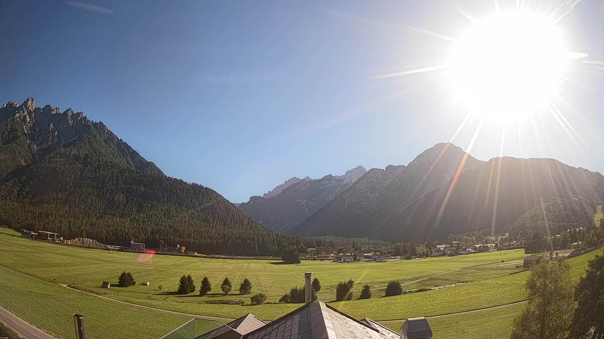 Webcam Toblach Dolomitas – Vista desde el Hotel Rosengarten