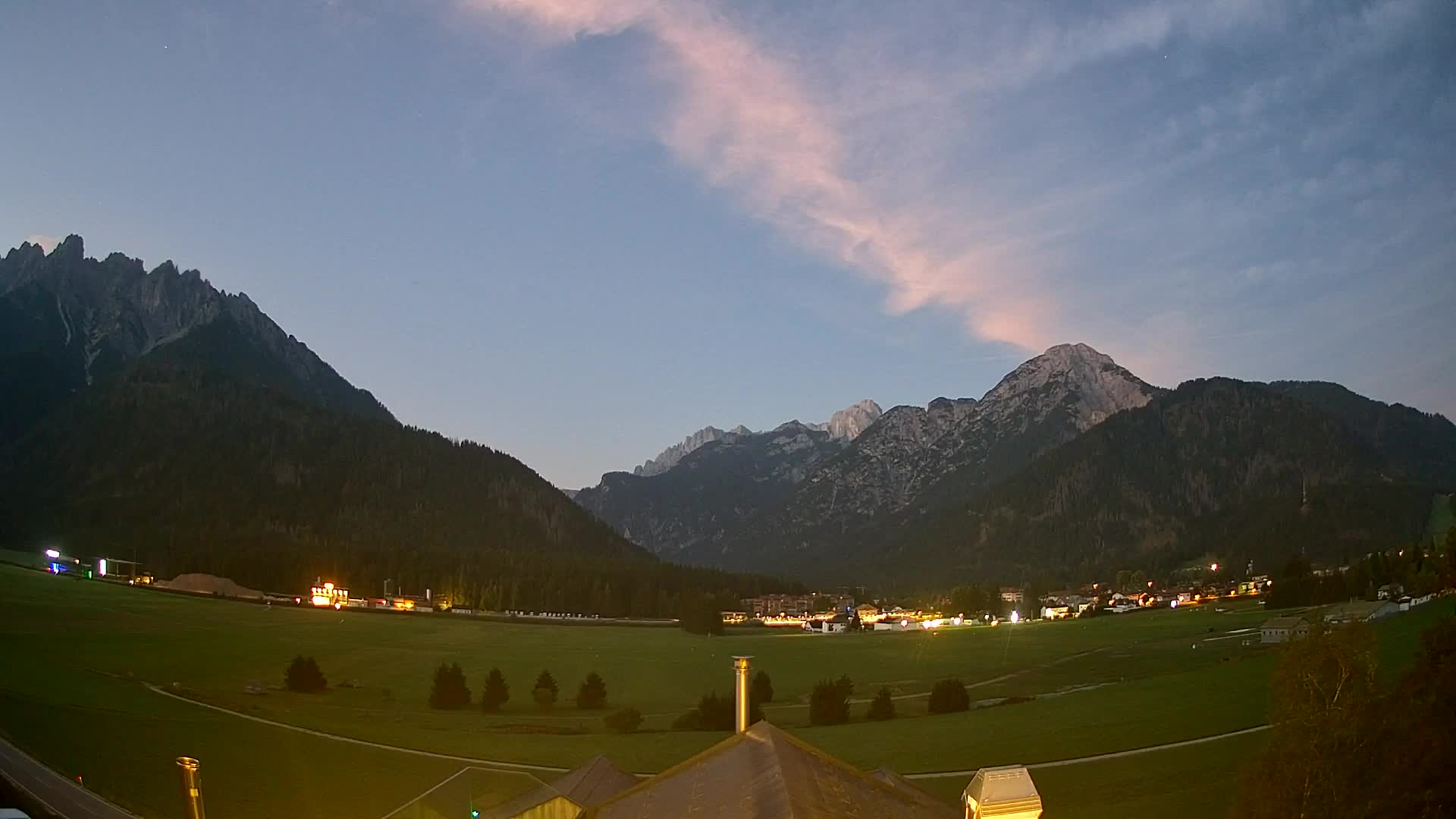 Webcam Toblach Dolomites – Vue depuis l’Hôtel Rosengarten