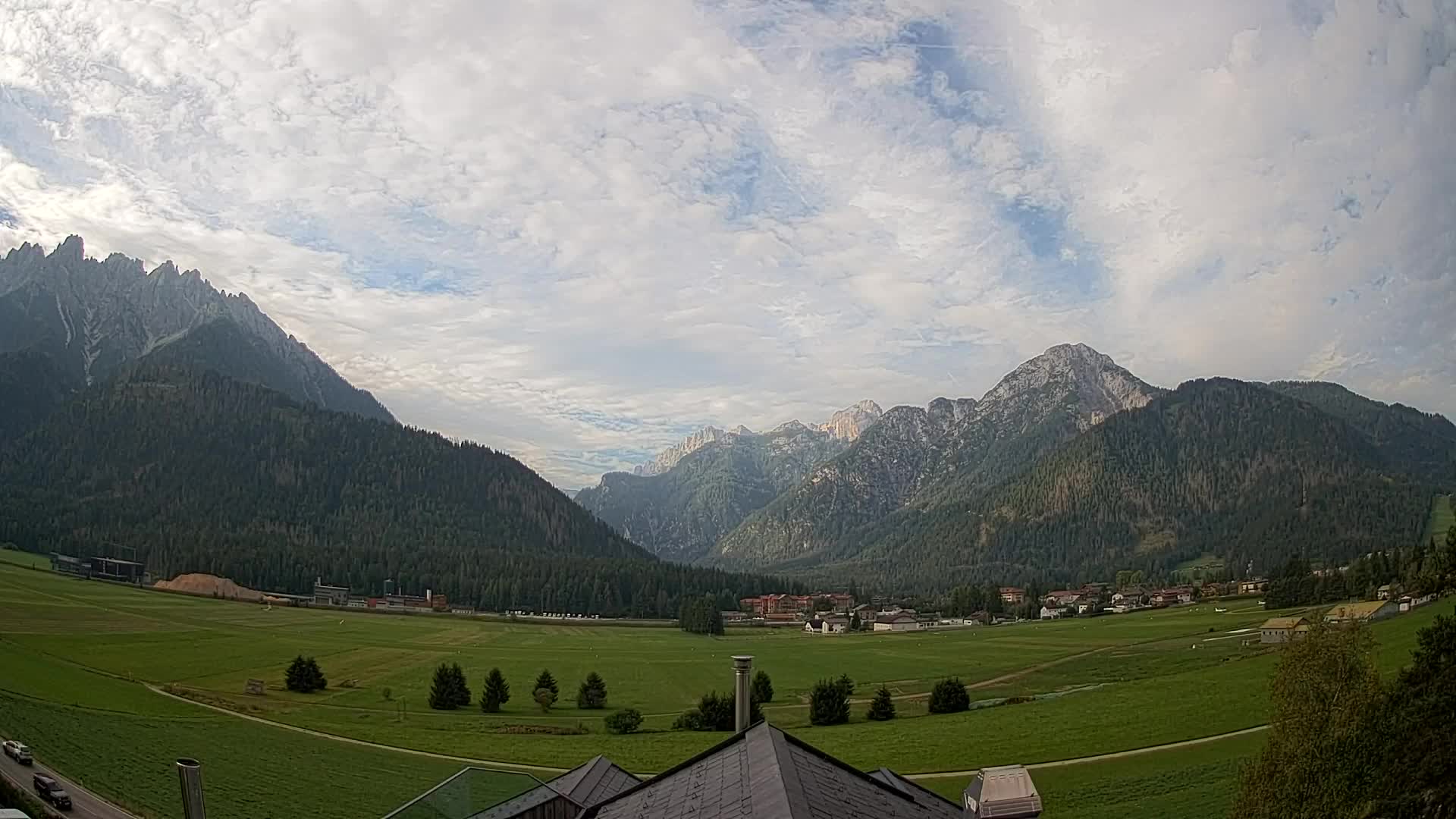 Webcam Toblach Dolomiten – Blick vom Hotel Rosengarten