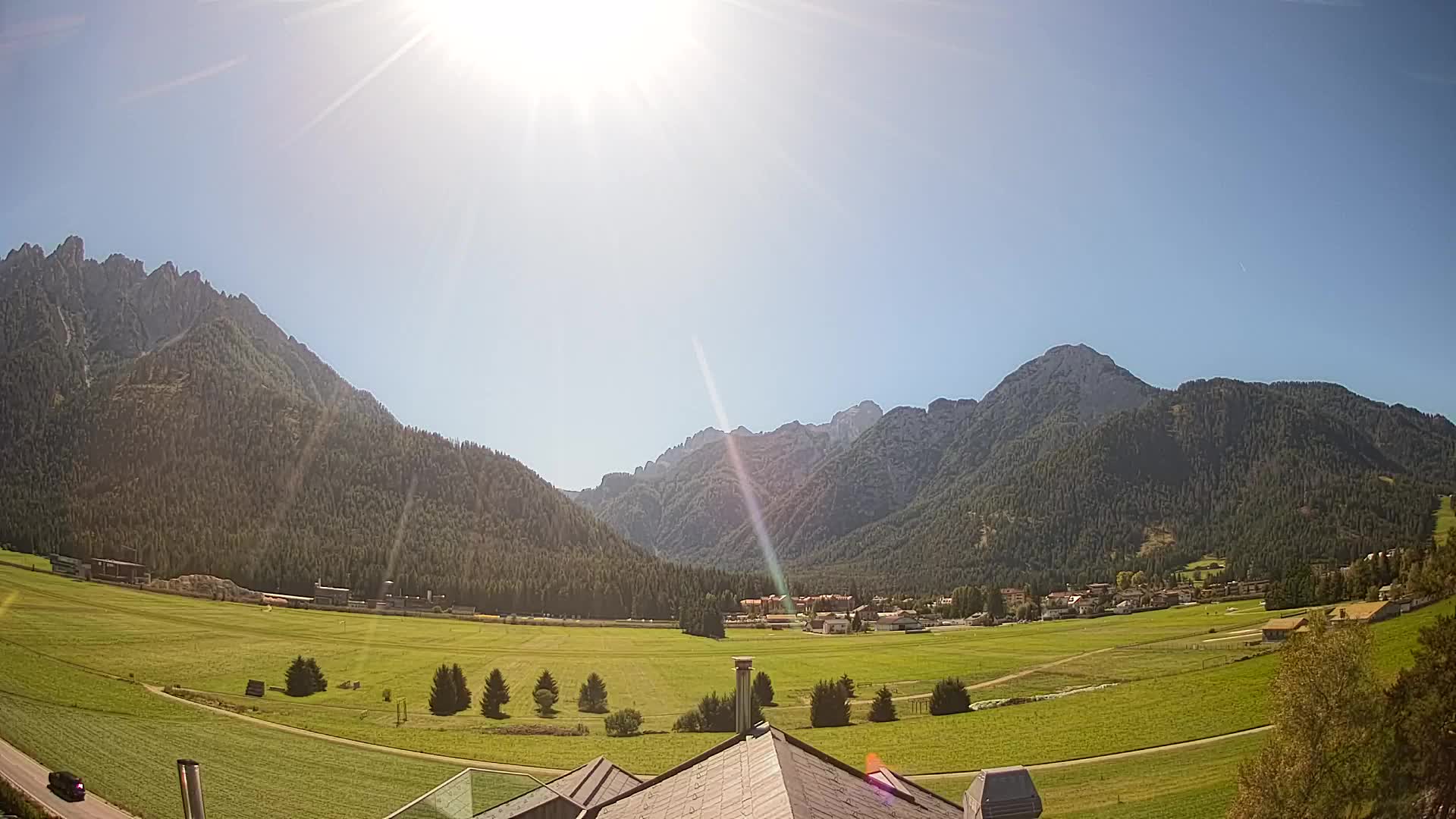 Webcam Toblach Dolomiten – Blick vom Hotel Rosengarten