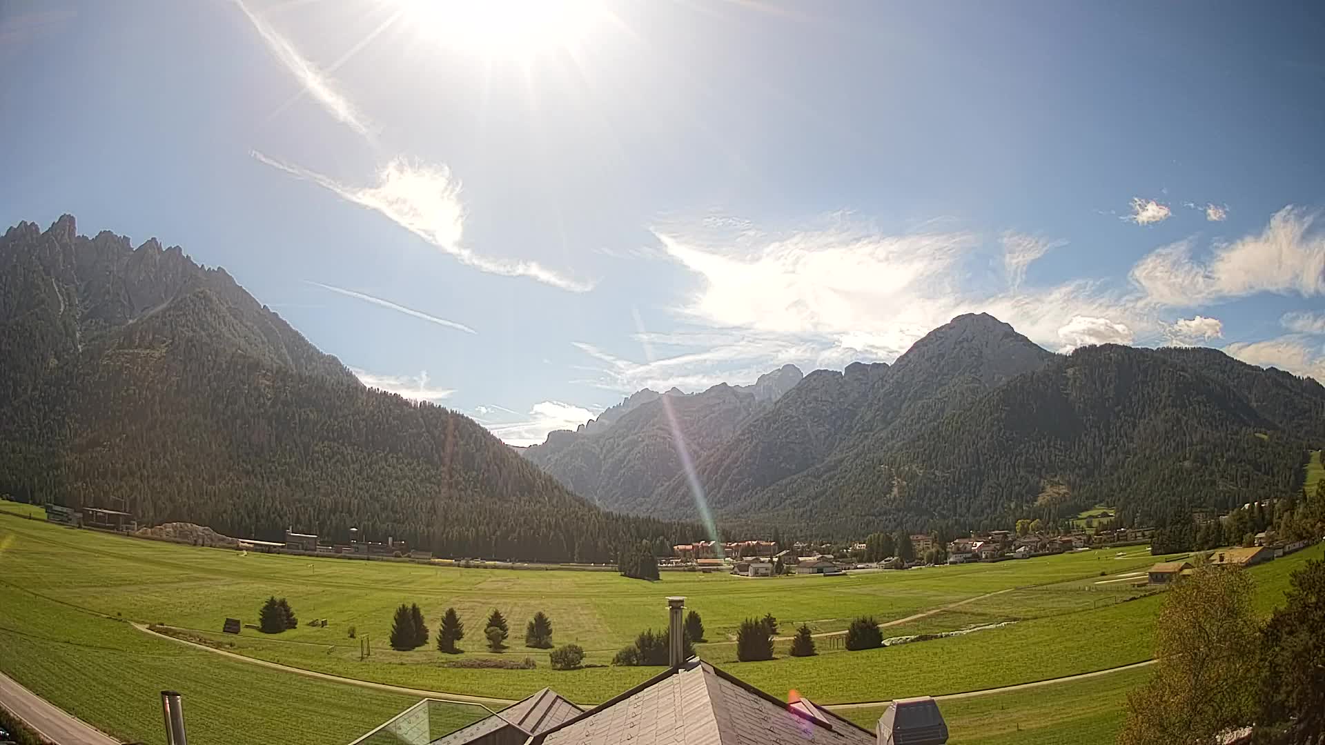 Webcam Toblach Dolomites – Vue depuis l’Hôtel Rosengarten