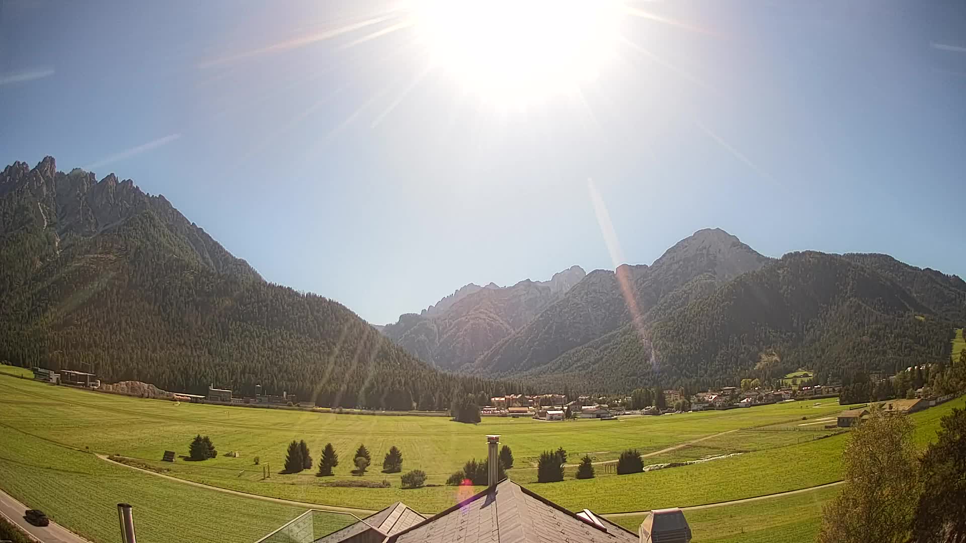 Webcam Toblach Dolomiten – Blick vom Hotel Rosengarten
