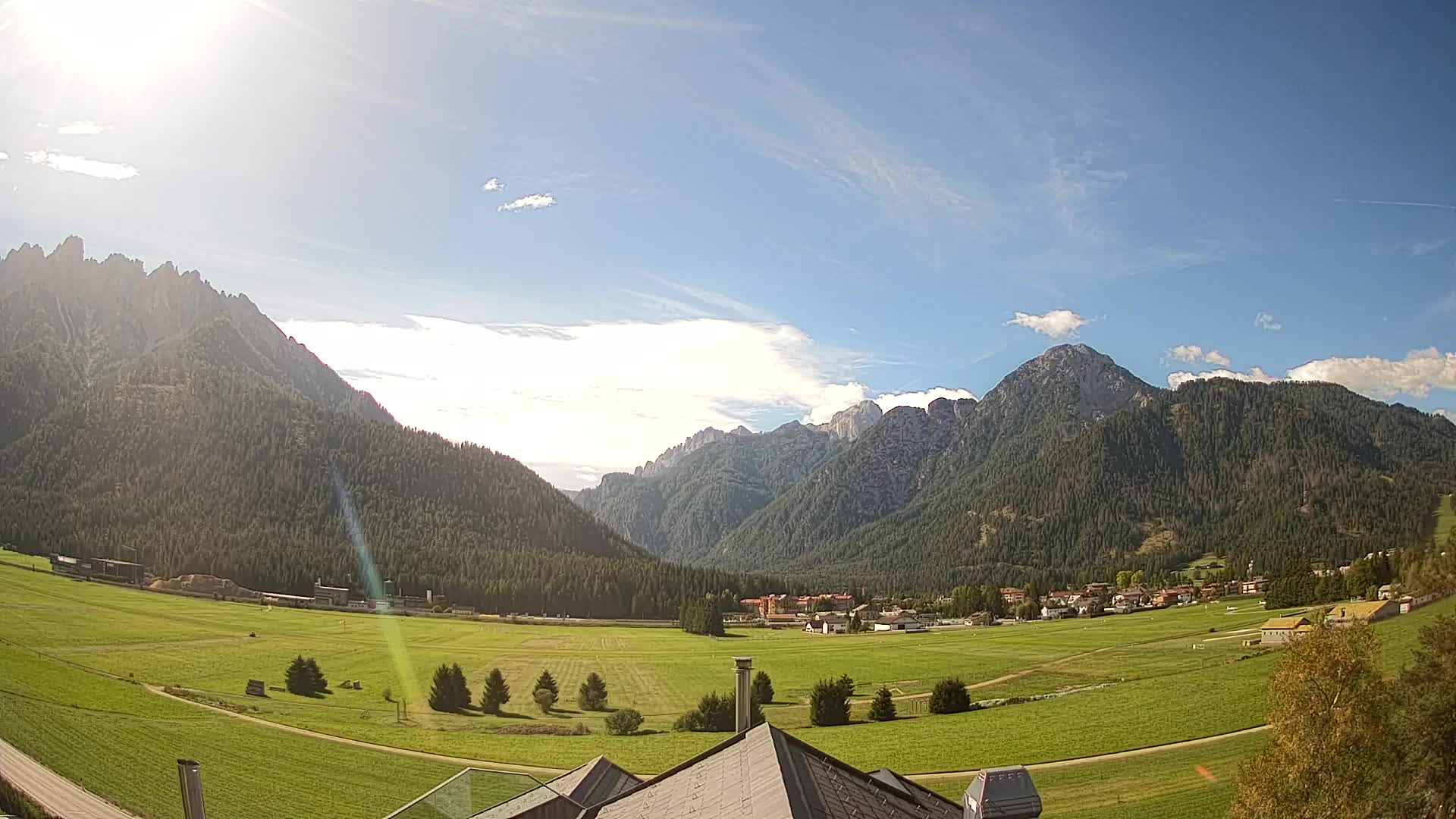 Webcam Toblach Dolomiten – Blick vom Hotel Rosengarten