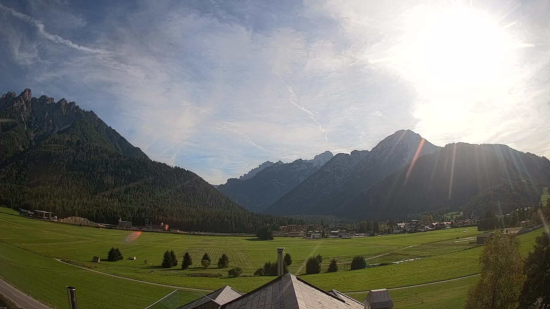 Webcam Toblach Dolomites – Vue depuis l’Hôtel Rosengarten