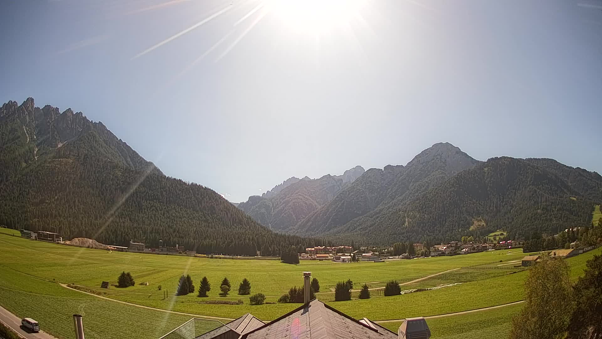 Webcam Toblach Dolomites – Vue depuis l’Hôtel Rosengarten