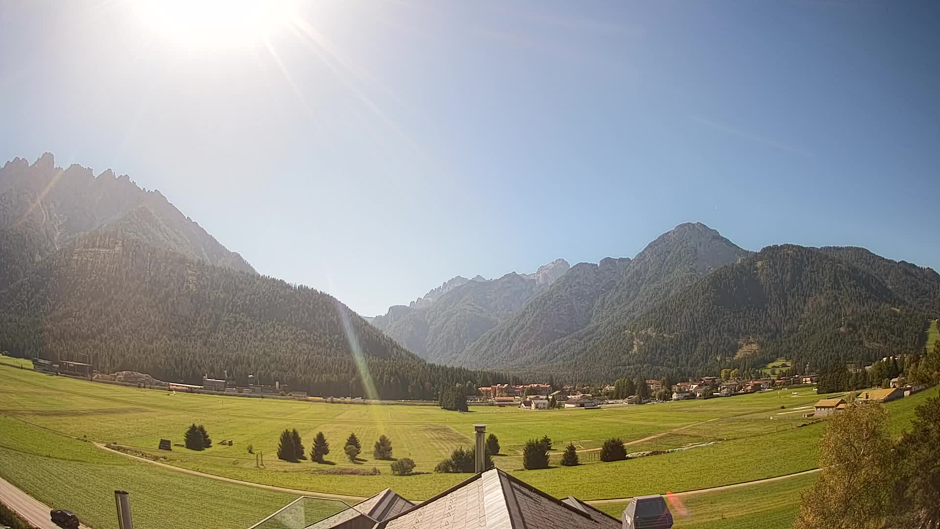 Webcam Toblach Dolomitas – Vista desde el Hotel Rosengarten