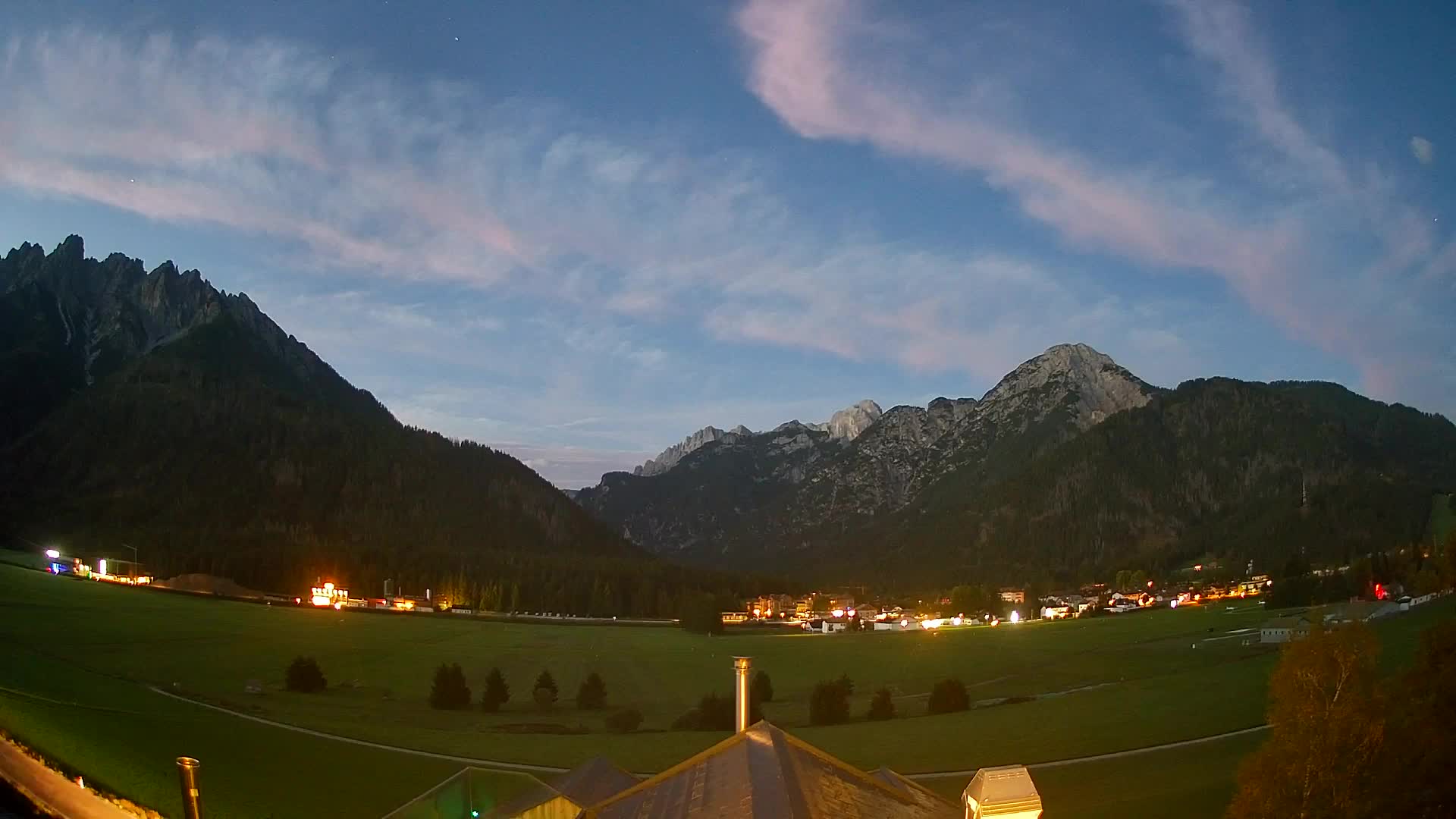 Webcam Toblach Dolomites – Vue depuis l’Hôtel Rosengarten
