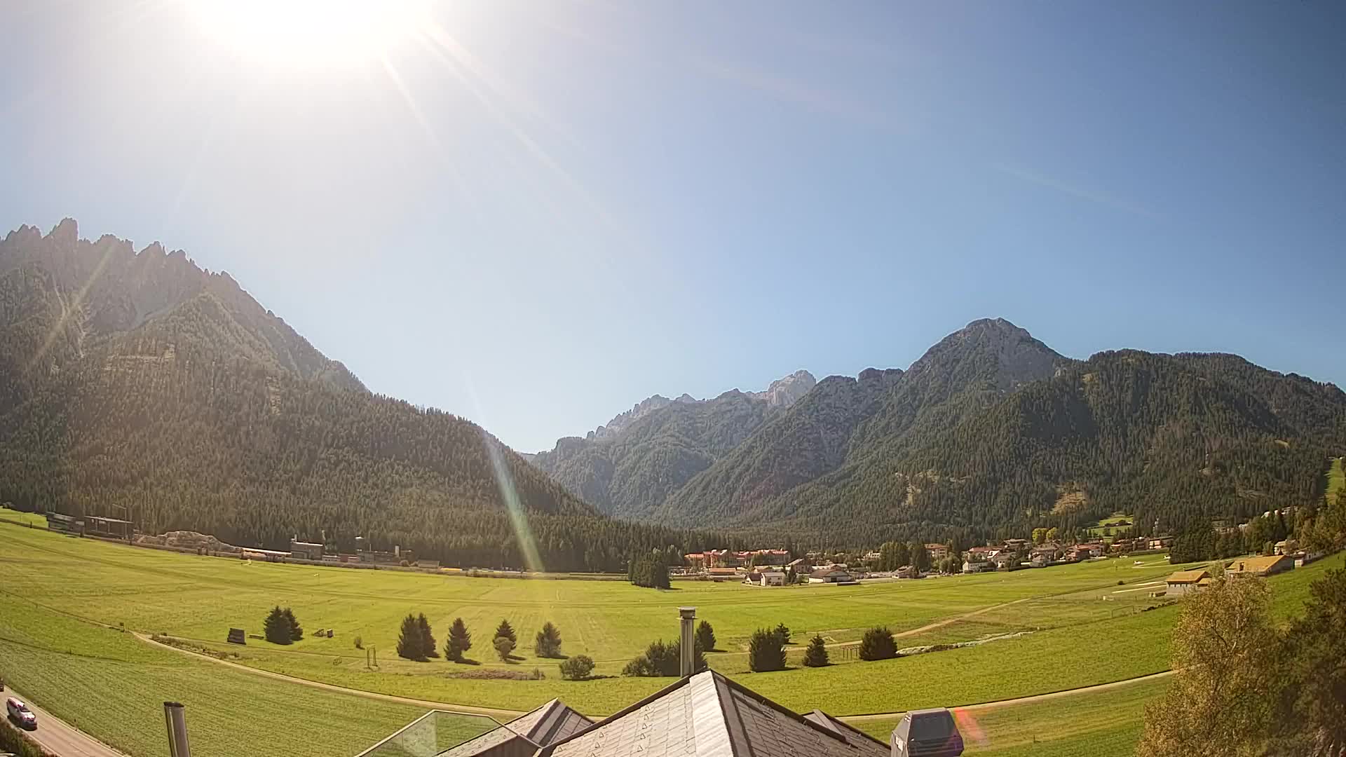 Webcam Toblach Dolomiten – Blick vom Hotel Rosengarten
