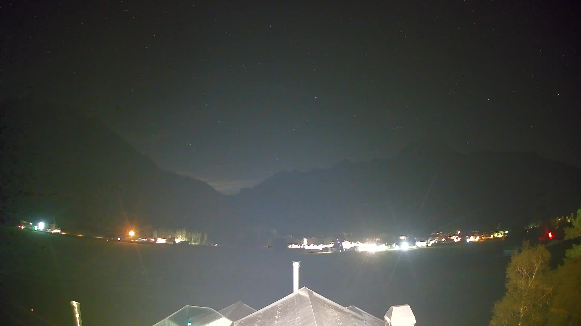 Spletna kamera Toblach Dolomiti – Pogled iz hotela Rosengarten