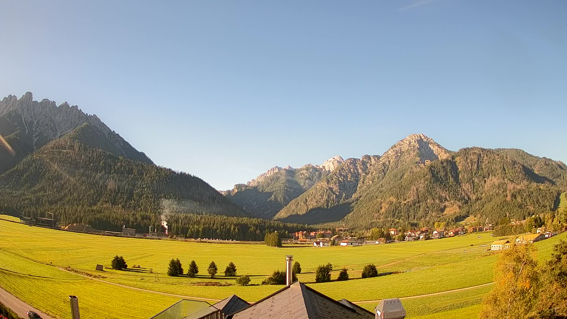 Webcam Toblach Dolomiten – Blick vom Hotel Rosengarten