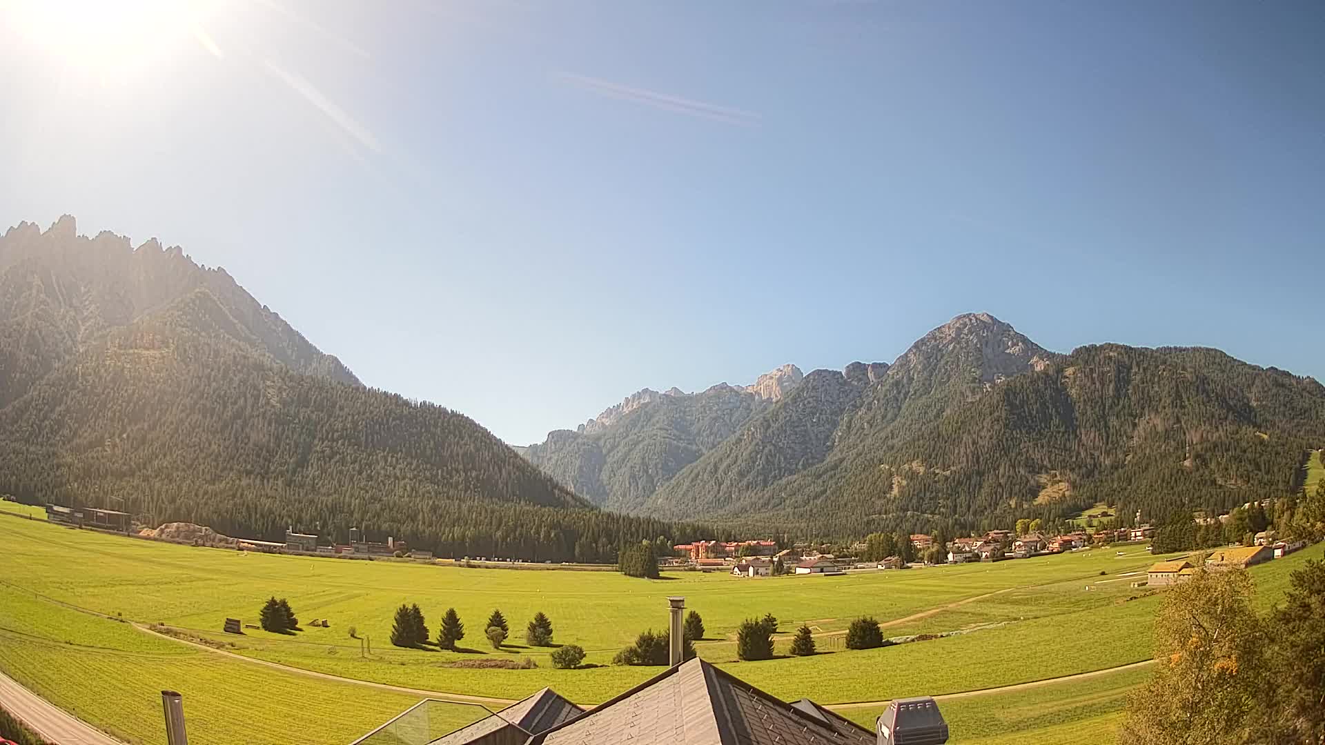 Webcam Dobbiaco Dolomiti – Vista dall’Hotel Rosengarten