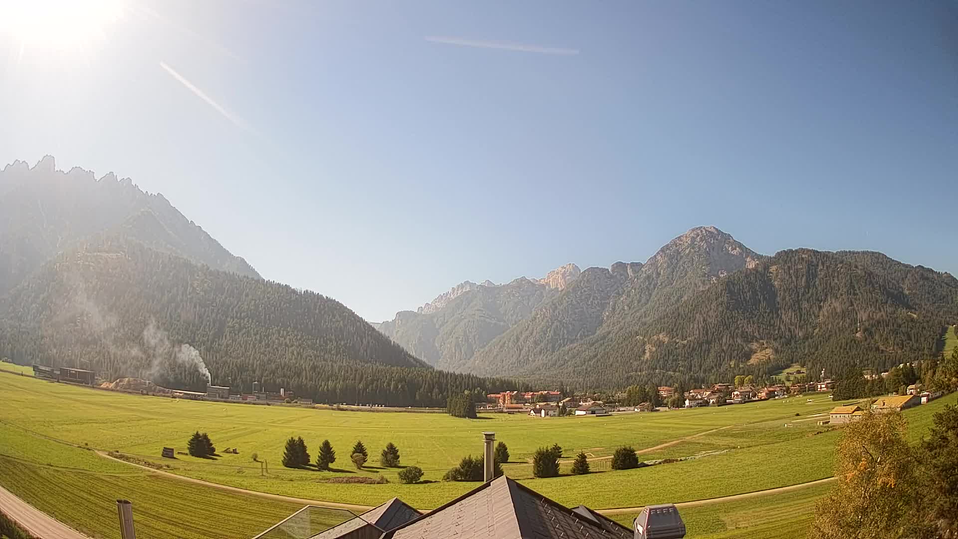 Webcam Toblach Dolomiten – Blick vom Hotel Rosengarten