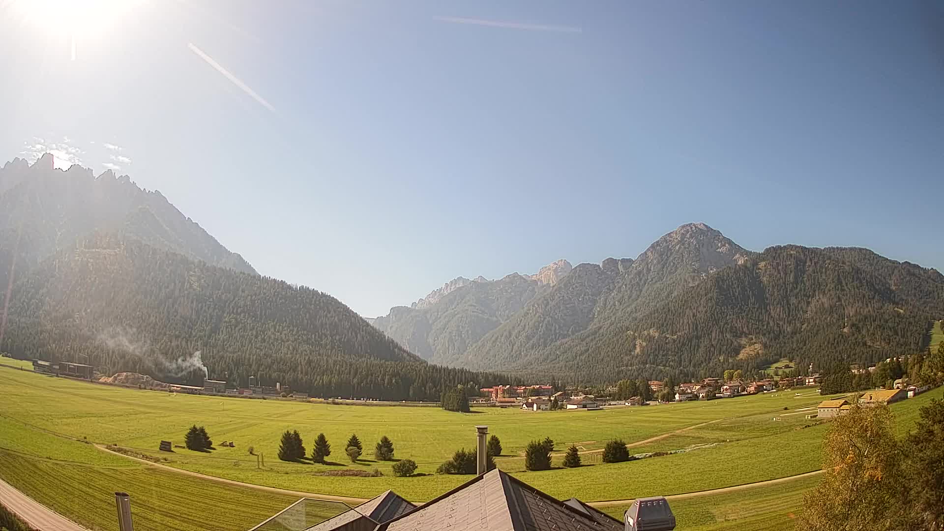 Webcam Toblach Dolomiten – Blick vom Hotel Rosengarten
