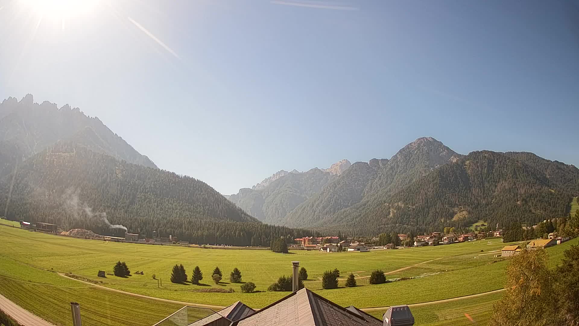 Webcam Toblach Dolomites – Vue depuis l’Hôtel Rosengarten
