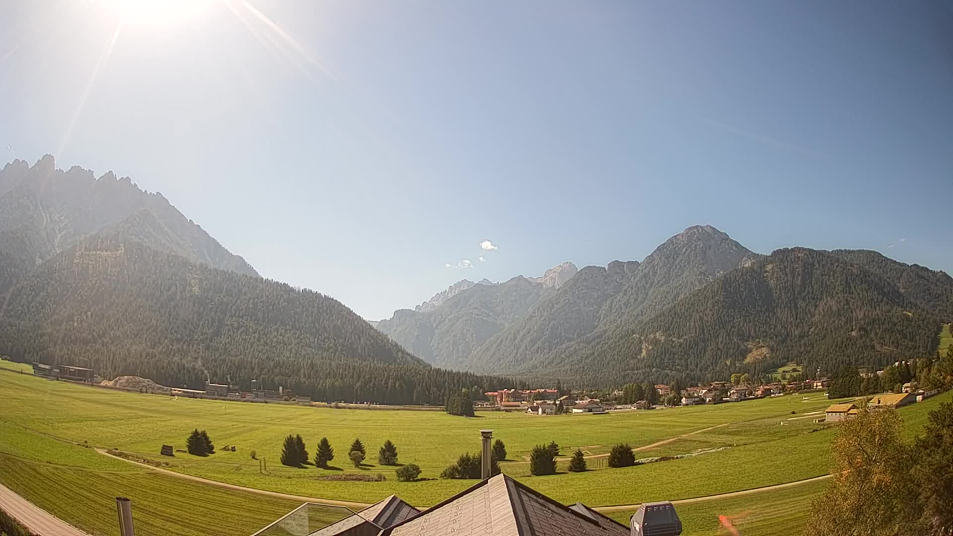 Webcam Dobbiaco Dolomiti – Vista dall’Hotel Rosengarten