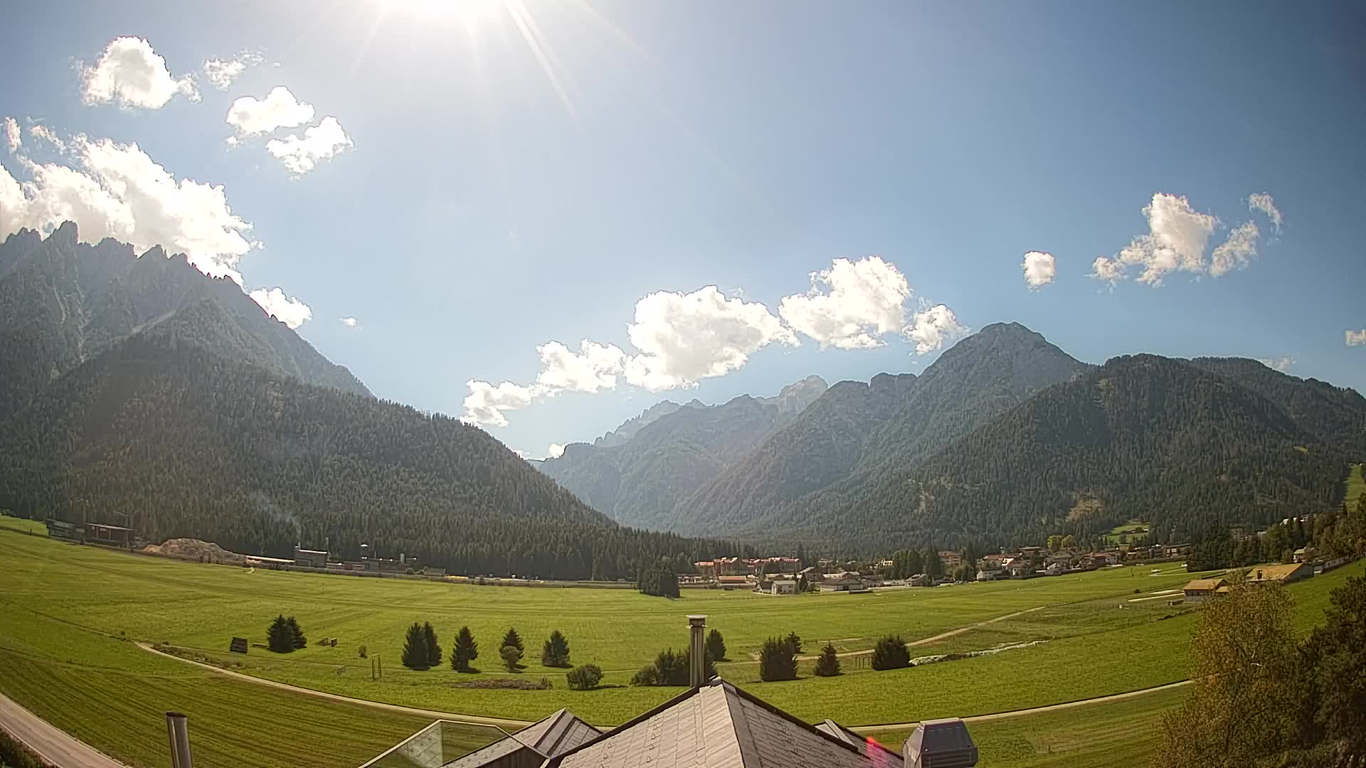 Webcam Toblach Dolomiten – Blick vom Hotel Rosengarten