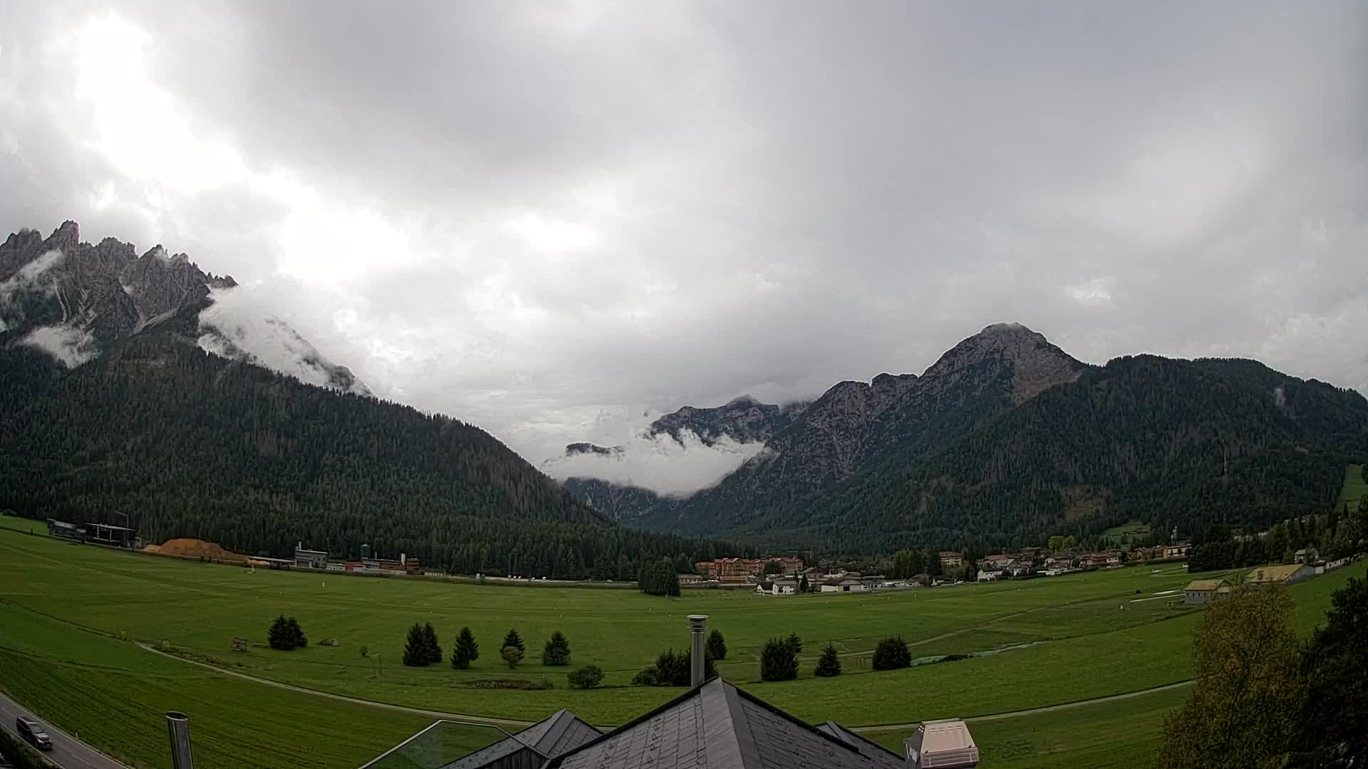 Webcam Toblach Dolomiten – Blick vom Hotel Rosengarten