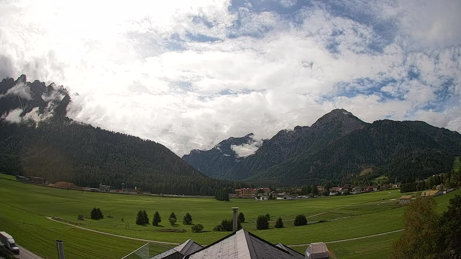 Webcam Toblach Dolomitas – Vista desde el Hotel Rosengarten