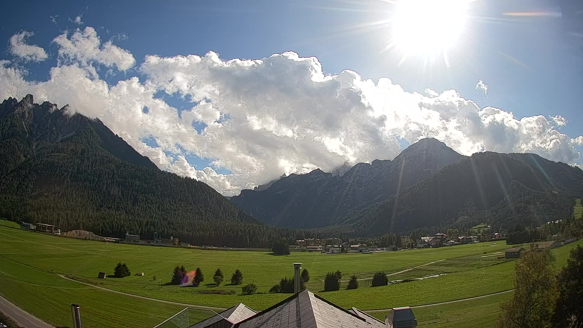Webcam Toblach Dolomiten – Blick vom Hotel Rosengarten