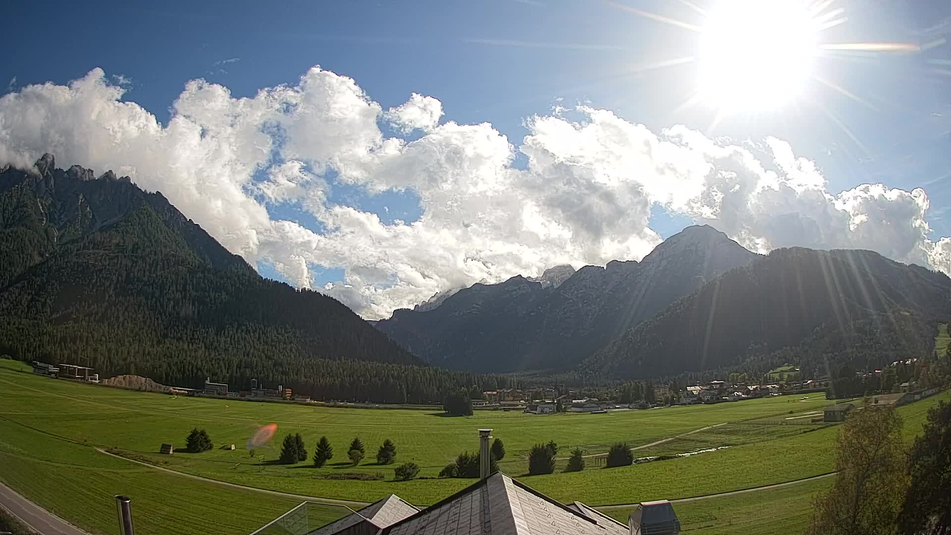Webcam Toblach Dolomiten – Blick vom Hotel Rosengarten