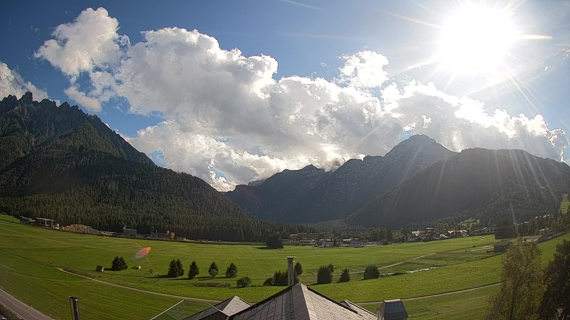 Webcam Toblach Dolomites – Vue depuis l’Hôtel Rosengarten