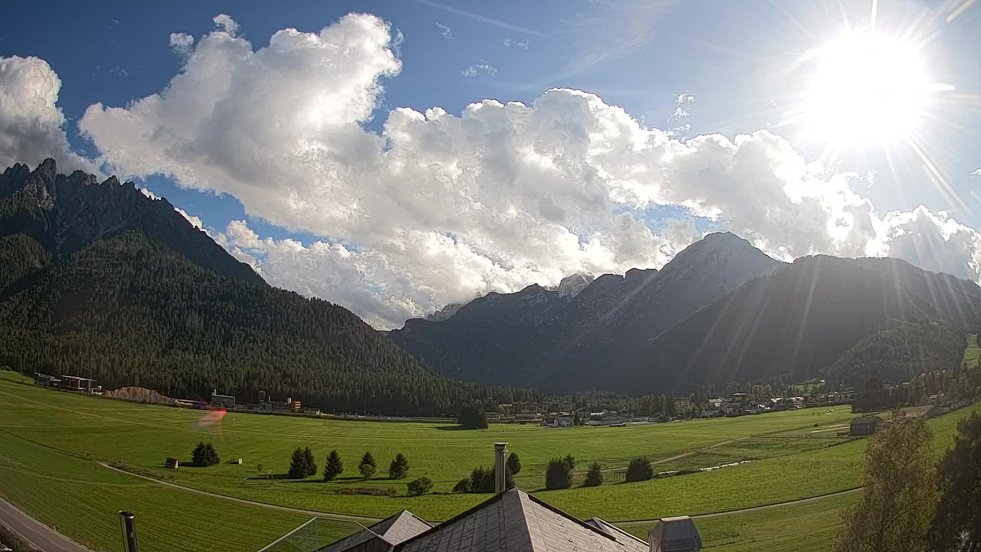 Webcam Toblach Dolomites – Vue depuis l’Hôtel Rosengarten