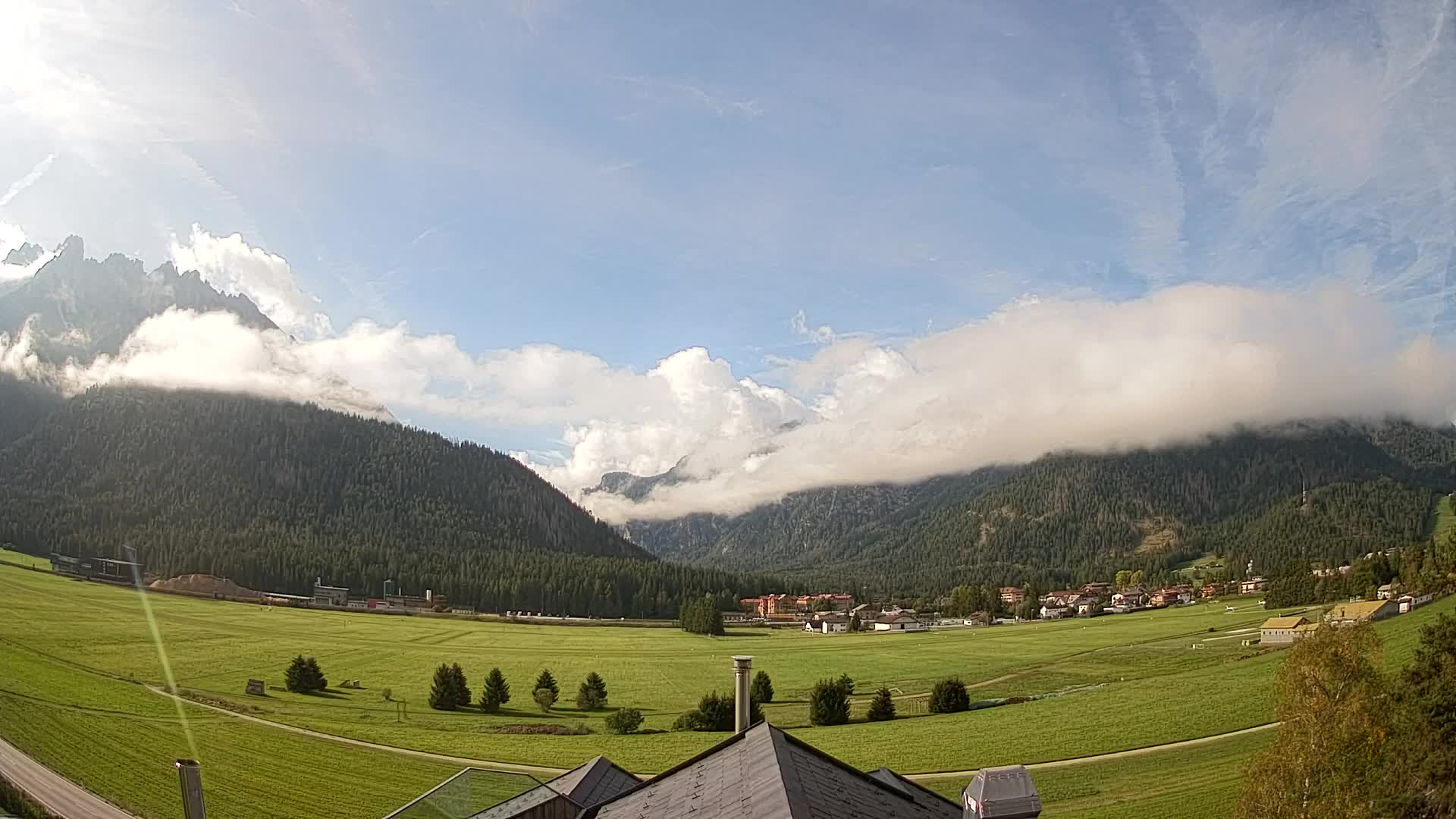 Webcam Toblach Dolomiten – Blick vom Hotel Rosengarten