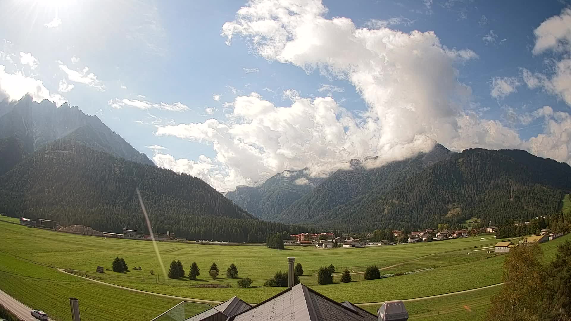 Webcam Toblach Dolomiten – Blick vom Hotel Rosengarten