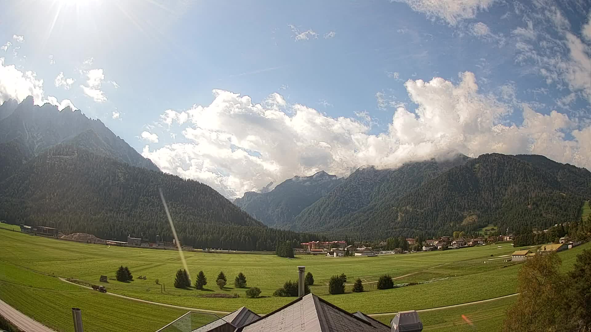 Webcam Toblach Dolomiten – Blick vom Hotel Rosengarten