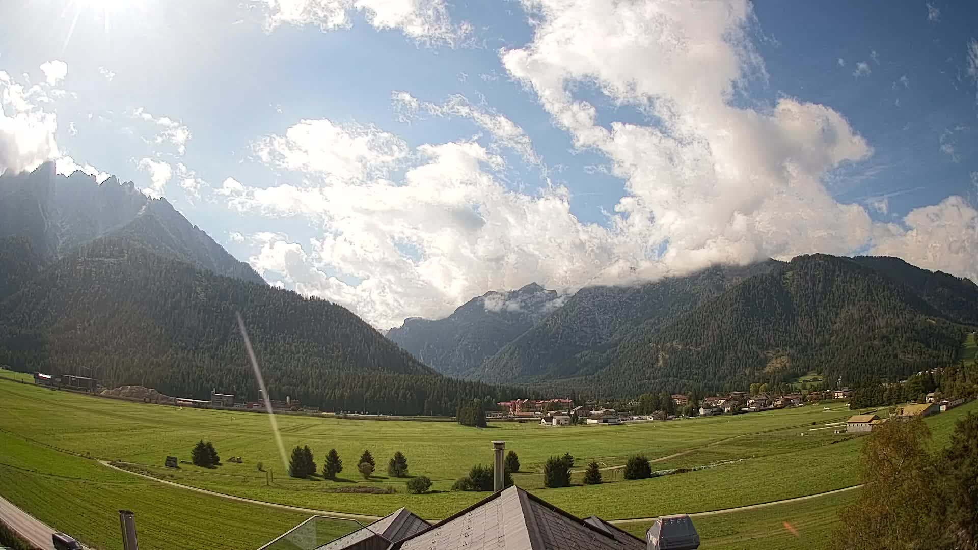 Webcam Toblach Dolomites – Vue depuis l’Hôtel Rosengarten