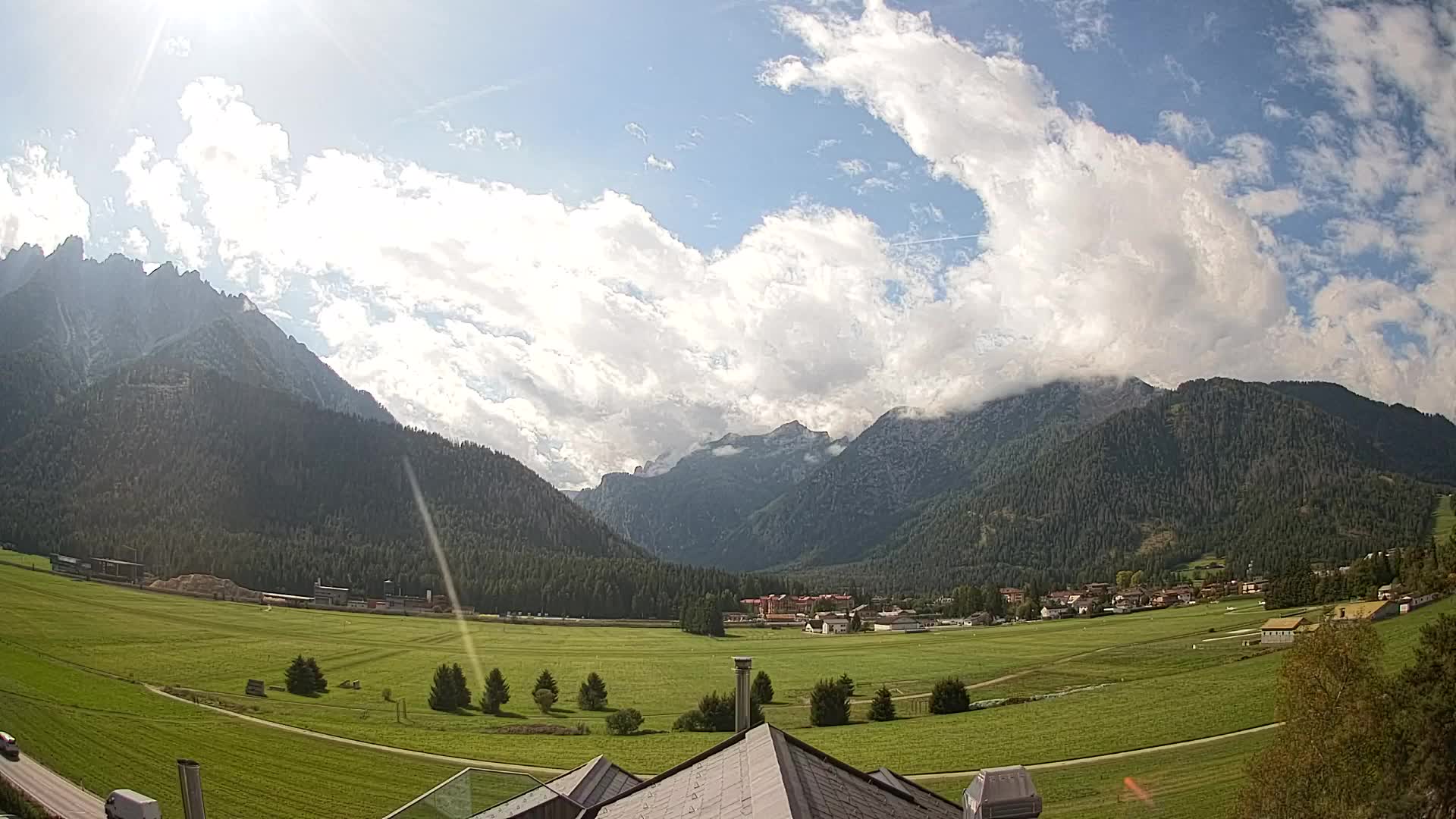 Webcam Toblach Dolomiten – Blick vom Hotel Rosengarten